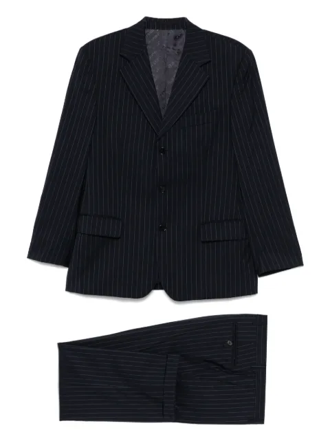 Gianfranco Ferré Pre-Owned 1990s striped suit Blue GF540FM