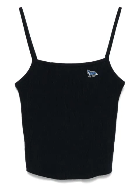 Maison Kitsuné Fox-motif tank top Blue OW00601KT1091