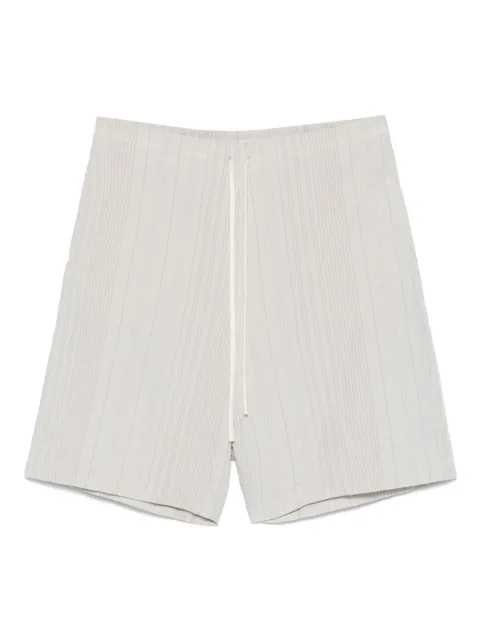 Forme D'expression striped shorts Grey HP041213V
