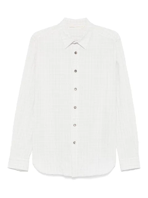 Forme D'expression check-pattern shirt White US030133E