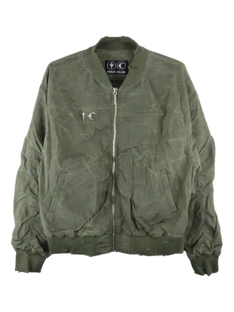 THUG CLUB Charlie bomber jacket Green TC25JP0201
