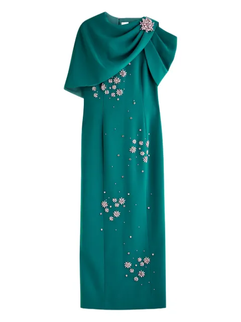 Huishan Zhang Isolde gown Green HPS250126