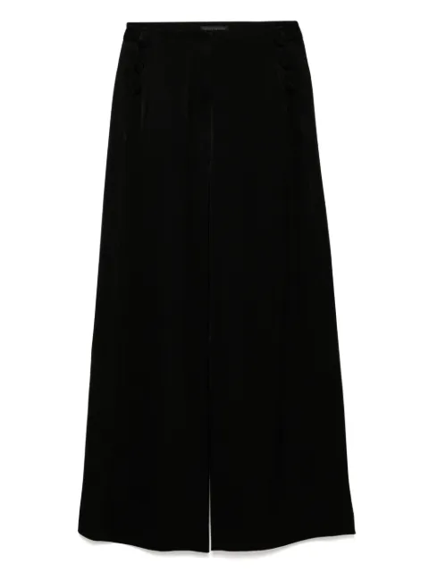 SHIATZY CHEN high-waisted button-detailed trousers Black 152403