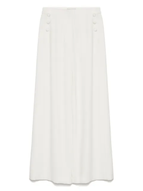 SHIATZY CHEN high-waisted button-detailed trousers White 152403