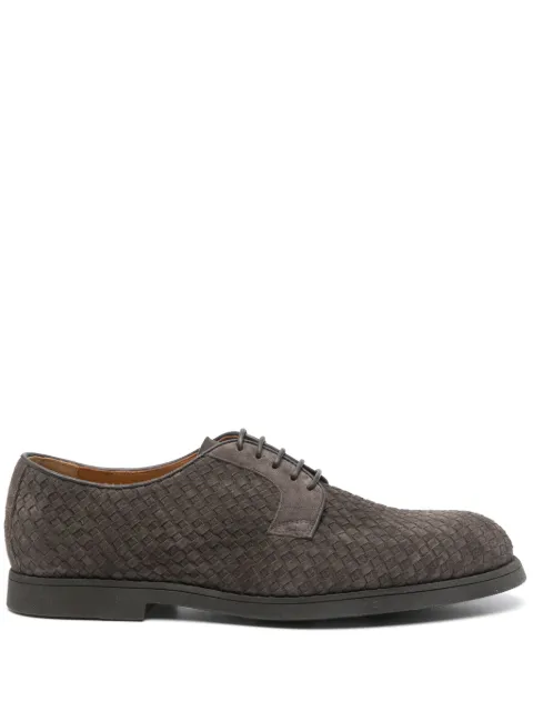 Doucal's interwoven Derby shoes Grey DU3444HARSUY261TM00