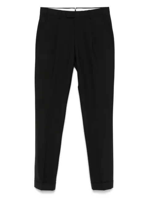 PT Torino pleat-detail trousers Black COAFMAZA0CL1MA27