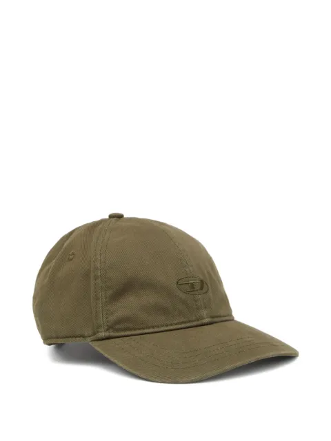Diesel logo-embroidered baseball cap Green A113610BLAA