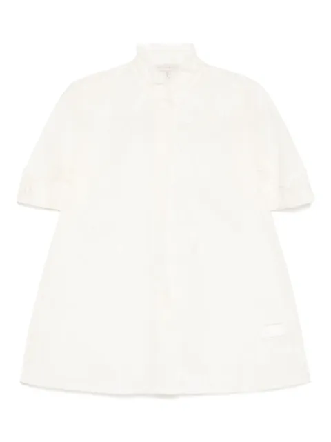 SHIATZY CHEN Mandarin-collar printed shirt White 152196