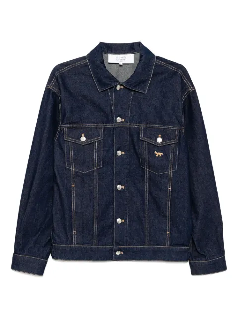 Maison Kitsuné Trucker jacket Blue OM02103WW0081