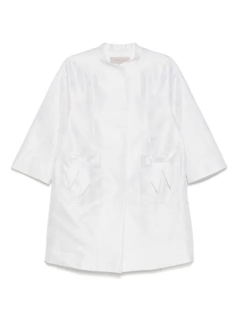 SHIATZY CHEN jacquard coat White 152537