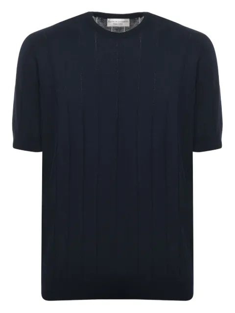 Filippo De Laurentiis ribbed-knit T-shirt Blue GC1MCCR14R