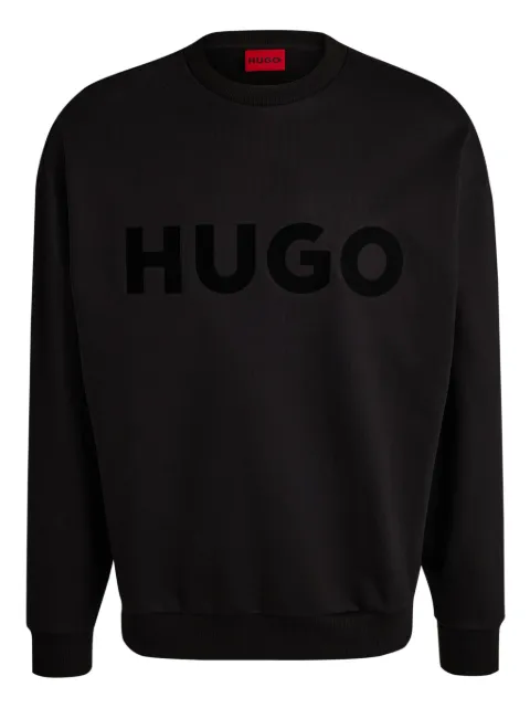 HUGO cotton sweatshirt Black 50538778