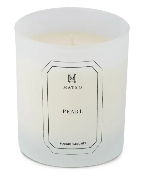 Mateo Pearl scented candle White PEARLCANDLE