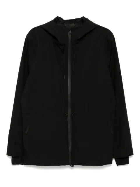 Rains Suva hooded drawstring-waist rain jacket Black 12470