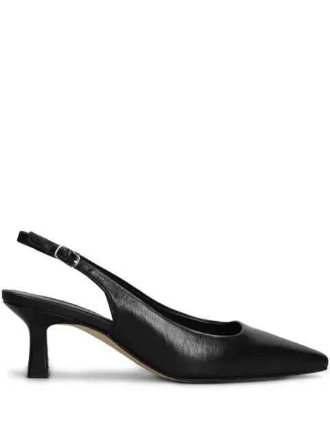 Julie Dee 60mm leather pumps Black EN808