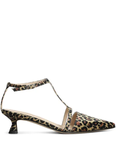 Anna F. 55mm leopard-print pumps Brown 1841