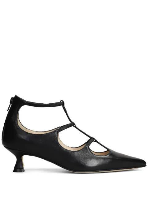 Anna F. 50mm leather pumps Black 1847