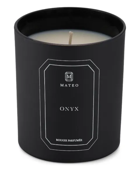 Mateo Onyx scented candle Black ONYXCANDLE