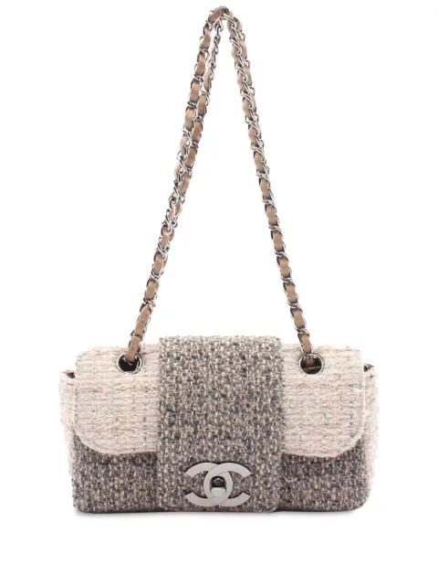 CHANEL Pre-Owned 2004-2005 Small Tweed Fantasy Flap shoulder bag Pink 6K6SNLQXEWZBV0EI