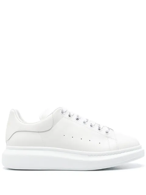 Alexander McQueen Oversize leather sneakers White 553770WIAIG