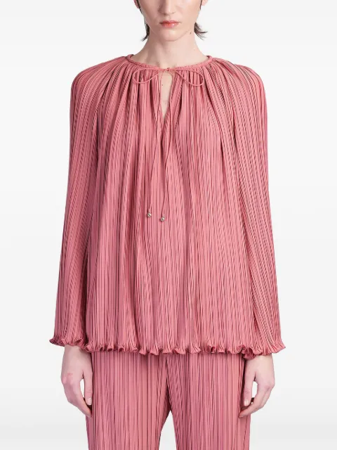 Lanvin plissé blouse Pink RWTO00015904P25