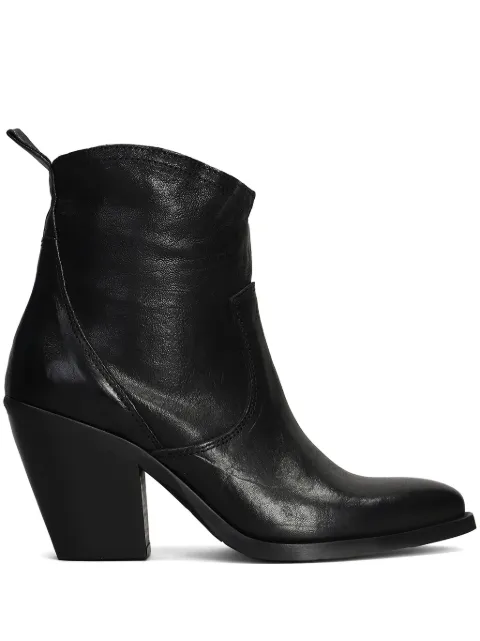 Metisse leather boots Black XD798