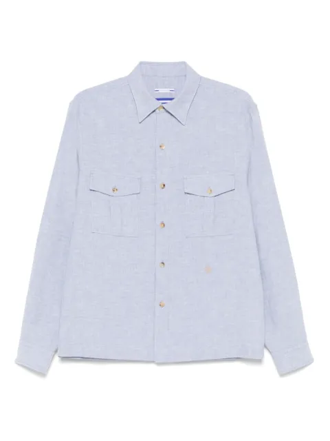 Jacob Cohën mélange-effect shirt Blue C0019001T757A