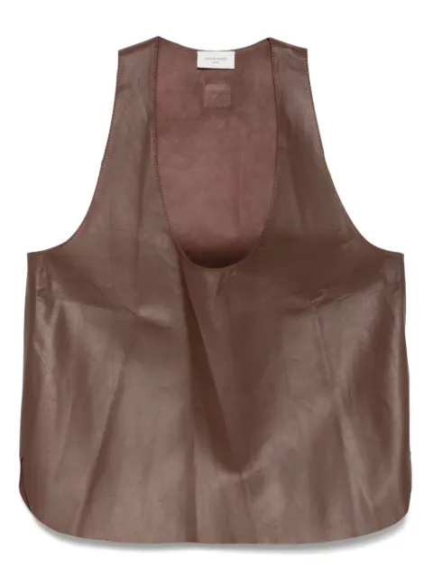 Jacob Cohën leather vest Brown JDMC0075000D1361RW