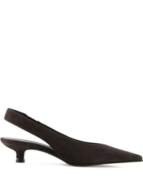 Notabene Eleonora pointed-toe slingback pumps Brown ELEONORA