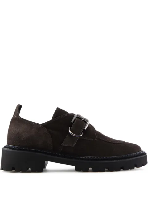 Notabene Tecla buckle-detail loafers Brown TECLA