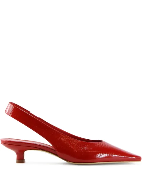 Notabene Eleonora slingback kitten pumps Red ELEONORA