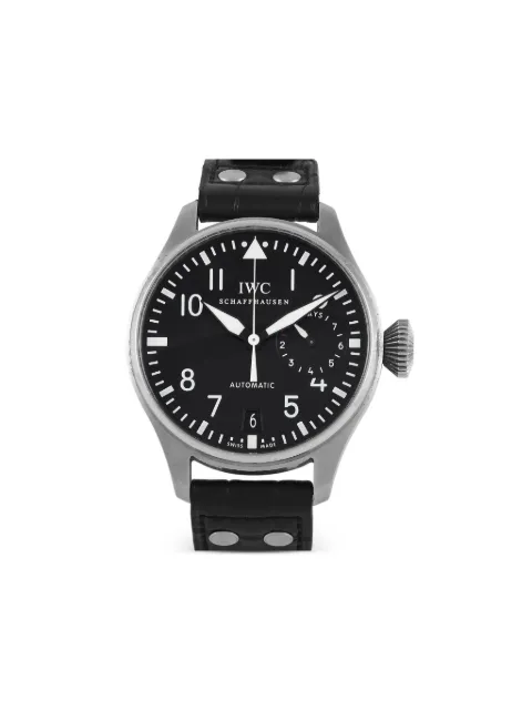 IWC Schaffhausen pre-owned Big Pilot 7-Day 46mm Silver IW500401