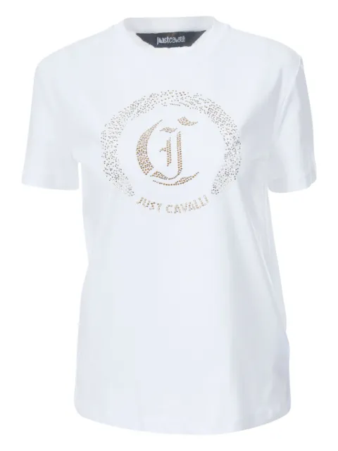 Just Cavalli logo t-shirt White 78PAHE13CJ110