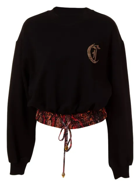 Just Cavalli cotton sweatshirt Black 78PAIE01CF100