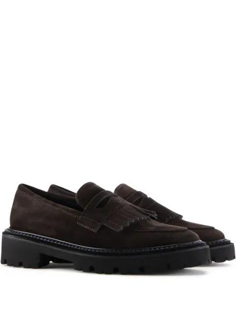 Notabene Tereza fringe-detail loafers Brown TEREZA
