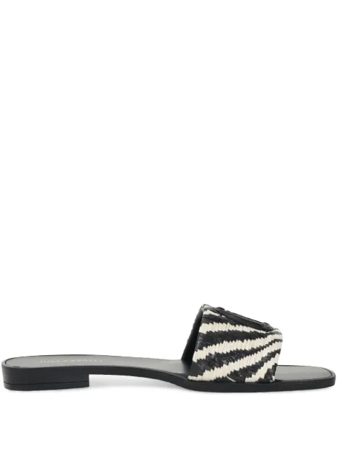 Just Cavalli Elisie striped slide sandals Black 78RA3S91ZSC05