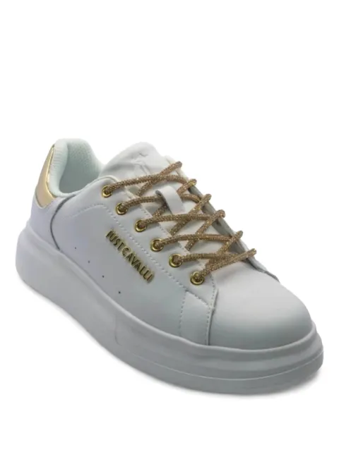 Just Cavalli Ursa leather sneakers White 78RA3SB1ZPA86
