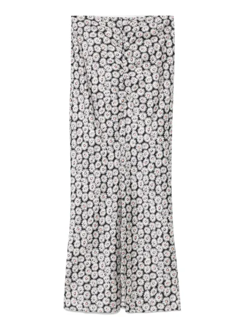 HUGO floral-print maxi skirt Black 50538125