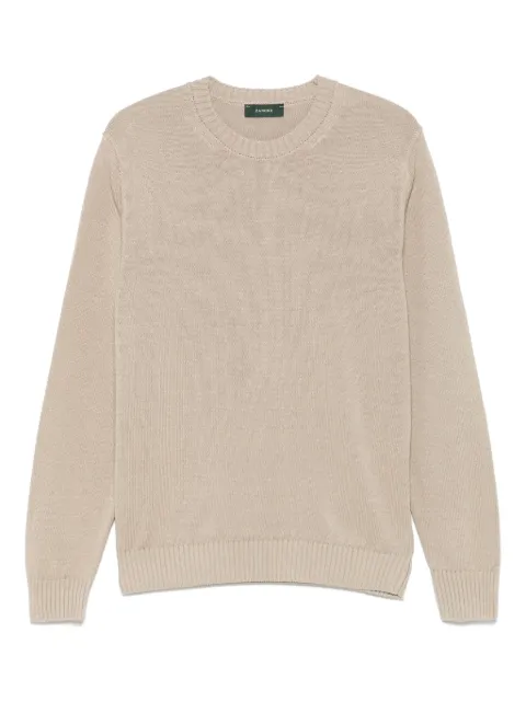 Zanone crew-neck sweater Neutrals 810104Z1337