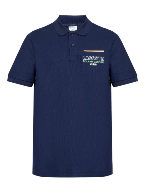 Lacoste logo-embroidered polo shirt Blue PH8742