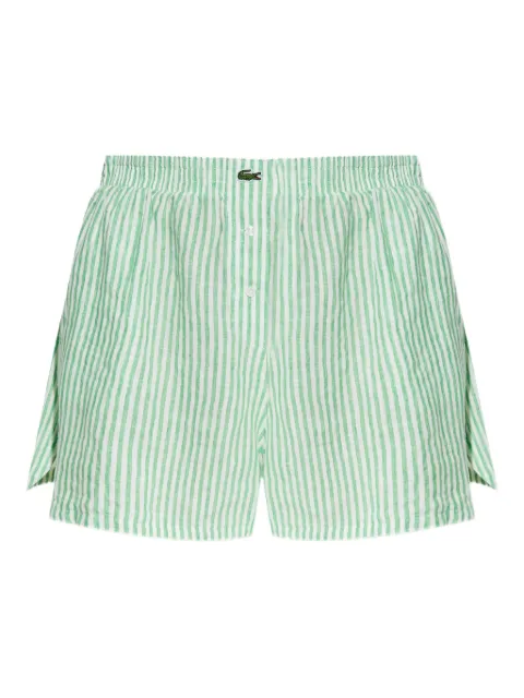 Lacoste striped shorts Green FF0226