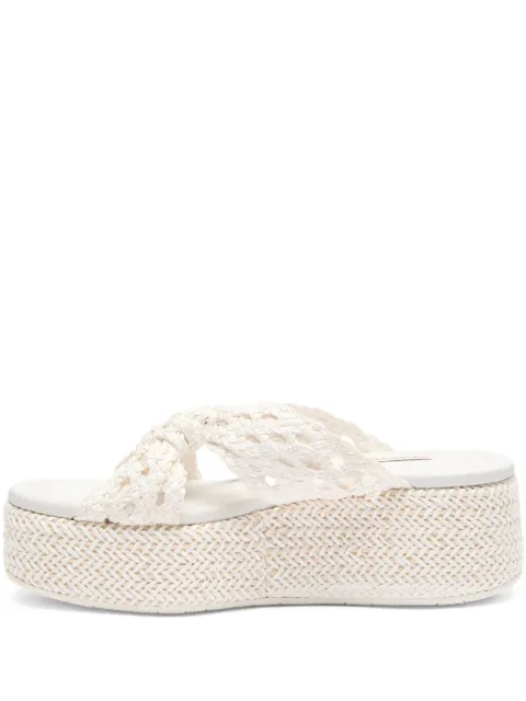 Casadei Zeppa Damier mules White 1M443J0201C2722