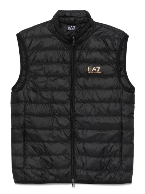 Ea7 Emporio Armani logo-print padded gilet Black 8NPQ06PNGPZ