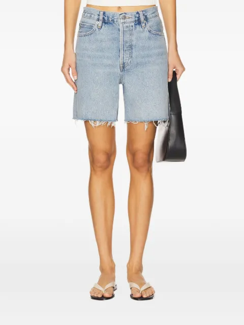 FRAME frayed denim shorts Blue 4002RF210