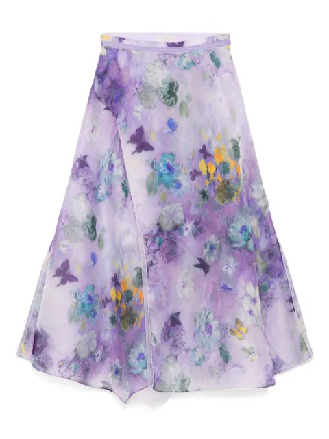SHIATZY CHEN printed skirt Purple 152192