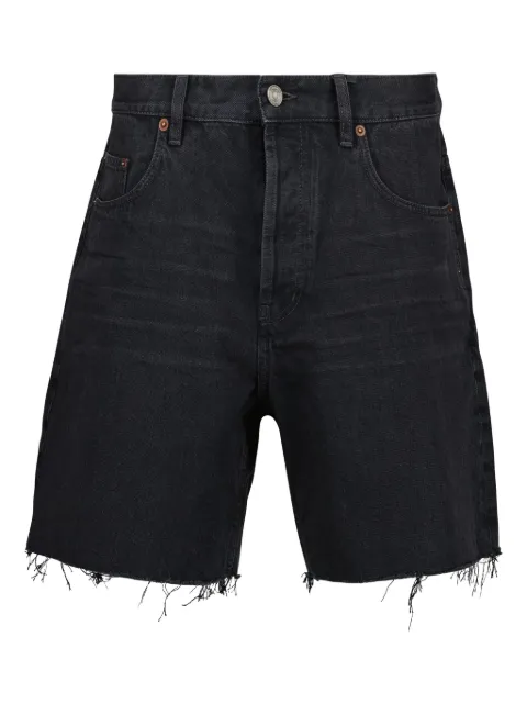 Saint Laurent frayed detailing shorts Black 824078Y07YC