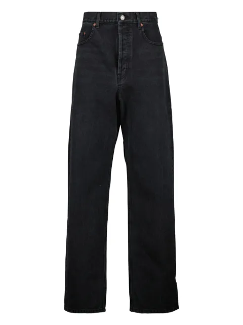 Saint Laurent cotton straight jeans Black 824083Y06CA