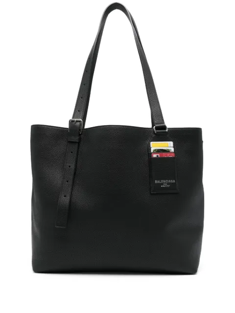 Balenciaga card-detail shoulder bag Black 8271712ABVZ