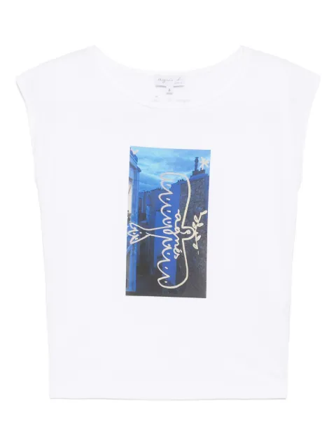 agnès b. Fragile T-shirt White E934SFA8
