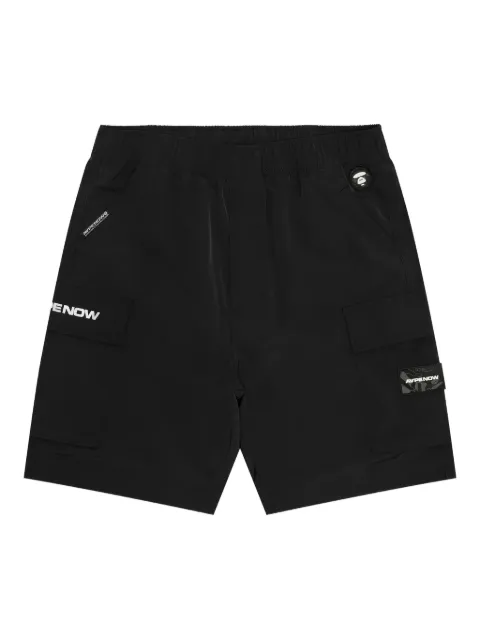 AAPE BY *A BATHING APE® logo-print cargo shorts Black ASPB672XXO